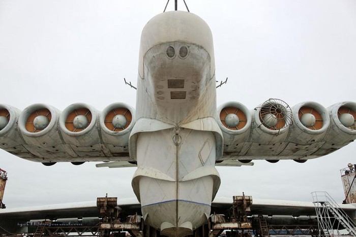 Ekranoplan có thể mang đến 6 tên lửa hành trình Moskit, loại tên lửa được NATO gọi tên theo phân loại là SS-N-22 Sunburn.